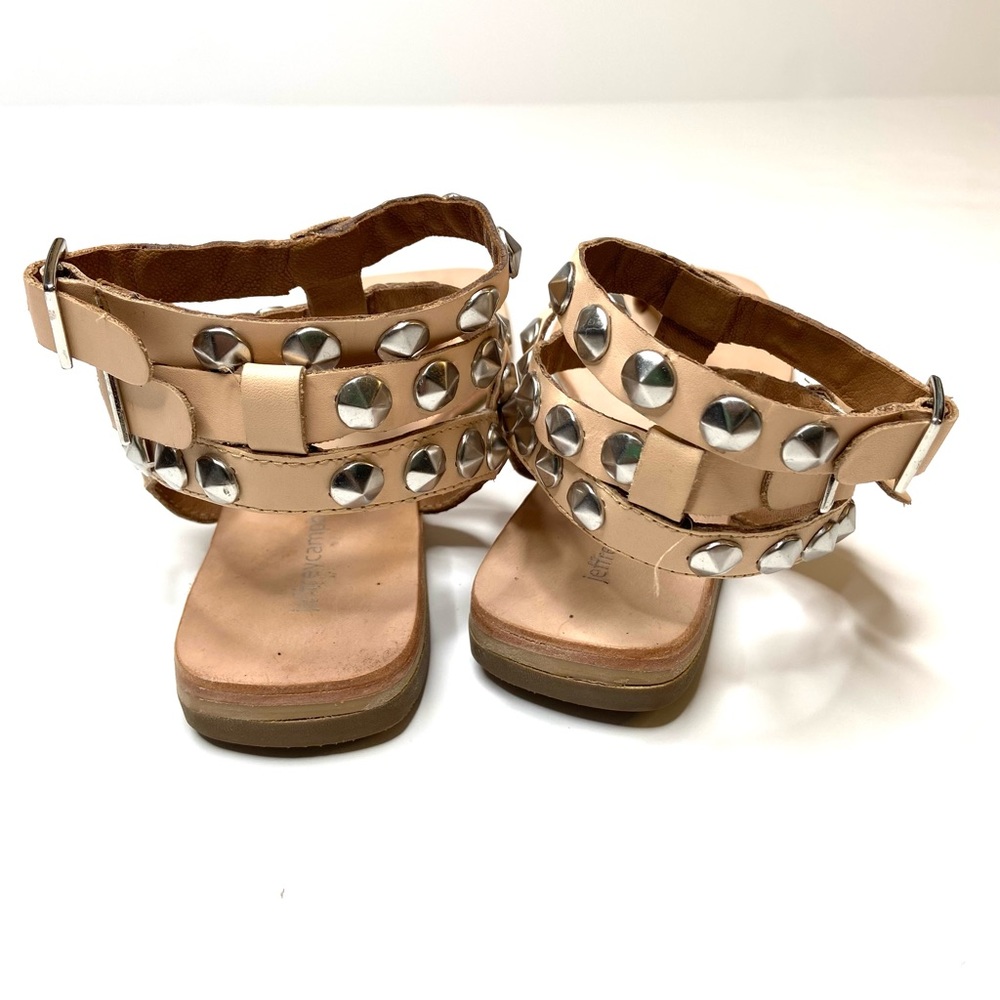 JEFFREY CAMPBELL Silver Studded Leather Gladiator Sandal - Picture 10 of 16